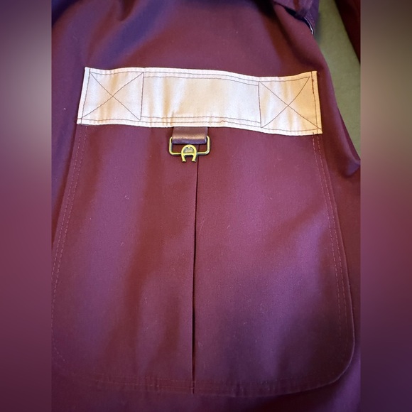 Fully Reversible Aigner Trench Coat Size 16 - Picture 7 of 9